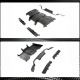 Диффузор заднего бампера V1 (для F82/F83, Карбон) для BMW 4 серия F-32 2012-2020 гг