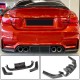 Диффузор заднего бампера V4 (для F82/F83, Карбон) для BMW 4 серия F-32 2012-2020 гг