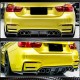 Диффузор заднего бампера V6 (для F82/F83, Карбон) для BMW 4 серия F-32 2012-2020 гг