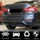 Диффузор заднего бампера V7 (для F82/F83, Карбон) для BMW 4 серия F-32 2012-2020 гг