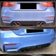 Диффузор заднего бампера Карбон V11 (для F82/F83) для BMW 4 серия F-32 2012-2020 гг