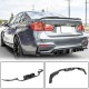 Диффузор заднего бампера Карбон V13 (для F82/F83) для BMW 4 серия F-32 2012-2020 гг