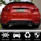 Диффузор заднего бампера Carbon ABS V14 (для F82/F83) для BMW 4 серия F-32 2012-2020 гг