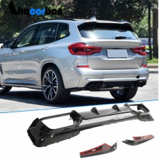 Диффузор заднего бампера Карбон (для F97) для BMW X3 G01 2018- гг