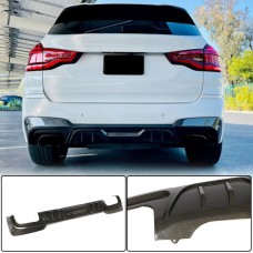Диффузор заднего бампера (для оригинального M-Sport 2018-2021, Карбон) для BMW X3 G01 2018- гг