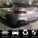 Диффузор заднего бампера (для F98 2018-2021, Карбон) для BMW X4 G02 2018- гг