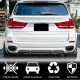 Диффузор заднего бампера Карбон V3 (M-Sport) для BMW X5 F-15 2013-2018 гг