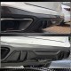 Диффузор заднего бампера V1 (2018-2022, натуральный карбон) для BMW X5 G05 2019- гг