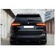 Диффузор заднего бампера V2 (2018-2022, черный глянец) для BMW X5 G05 2019- гг