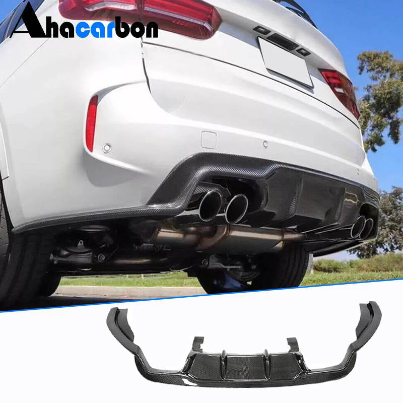 Диффузор заднего бампера Карбон V1 (для F85) для BMW X5 F-15 2013-2018 гг