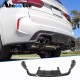 Диффузор заднего бампера Карбон V1 (для F85) для BMW X5 F-15 2013-2018 гг