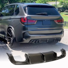 Диффузор заднего бампера Карбон V2 (для F85) для BMW X5 F-15 2013-2018 гг