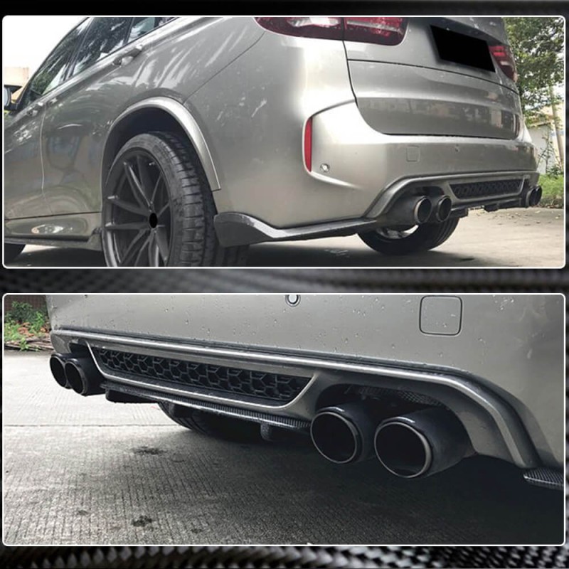 Диффузор заднего бампера FRP V3 (для F86) для BMW X6 F-16 2014-2019 гг Диффузор заднего бампера FRP V3 (для F86) для BMW X6 F-16 2014-2019 гг
