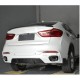 Диффузор заднего бампера Карбон V1 (M-Sport) для BMW X6 F-16 2014-2019 гг