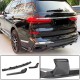 Диффузор заднего бампера Карбон V1 (M-Sport) для BMW X7 G07 2019- гг