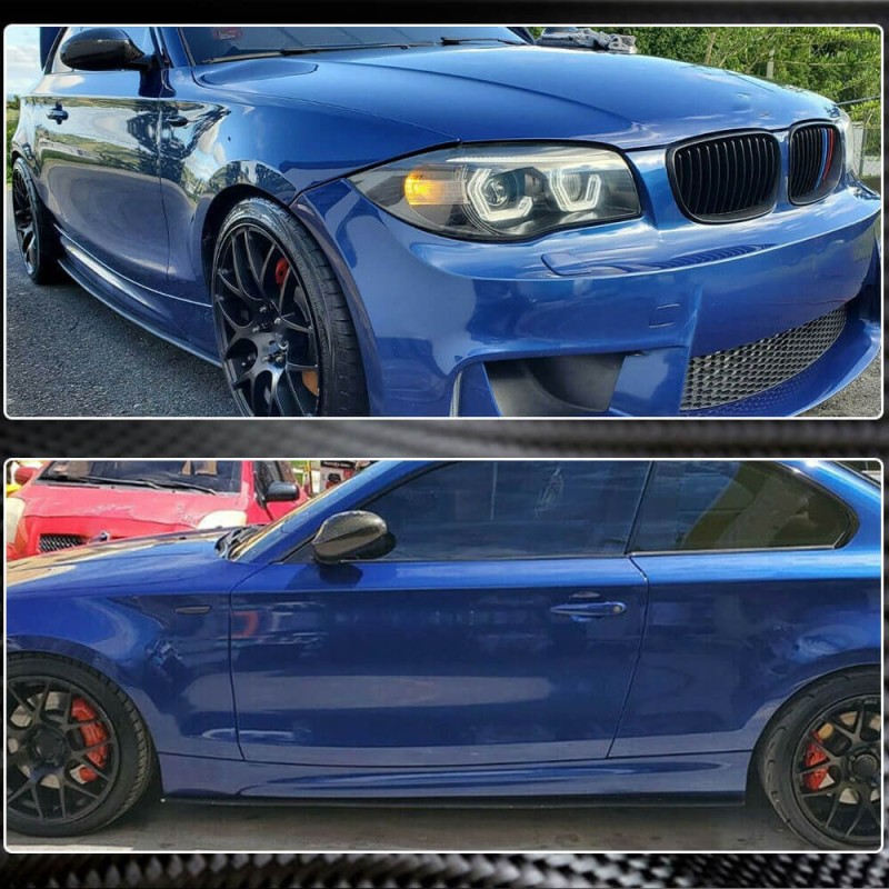 Накладки на пороги Carbon (для E82, Carbon) для BMW 1 серия E81/82/87/88 2004-2011 гг Накладки на пороги Carbon (для E82, Carbon) для BMW 1 серия E81/82/87/88 2004-2011 гг