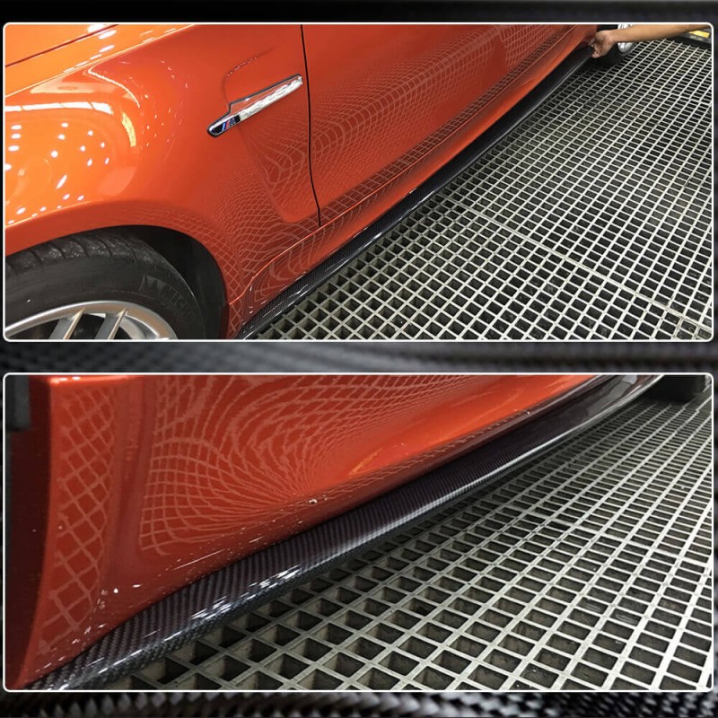 Накладки на пороги Carbon (для E82, Carbon) для BMW 1 серия E81/82/87/88 2004-2011 гг Накладки на пороги Carbon (для E82, Carbon) для BMW 1 серия E81/82/87/88 2004-2011 гг