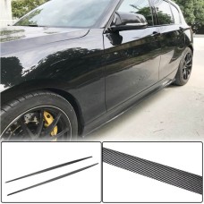 Накладки на пороги (для M-Sport 2015-2019, Карбон) для BMW 1 серия F20/21