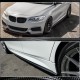 Накладки на пороги (для M-Sport, Карбон) для BMW 2 серия F22/23 2014-2021 гг