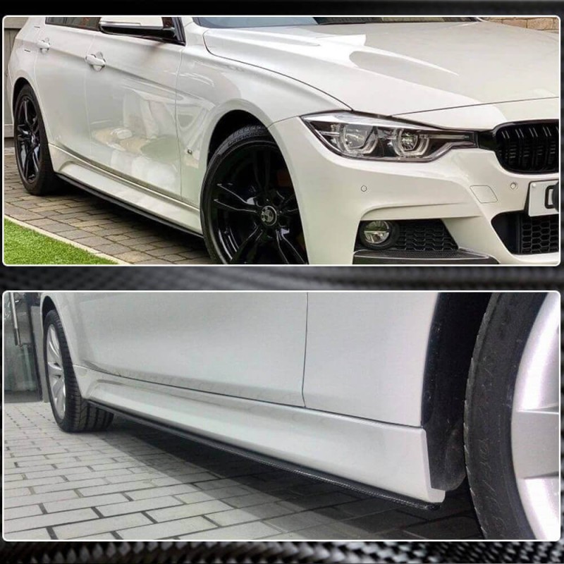 Накладки на пороги FRP V2 (для M-Sport) для BMW 3 серия F-30/31/34 2012-2019 гг Накладки на пороги FRP V2 (для M-Sport) для BMW 3 серия F-30/31/34 2012-2019 гг