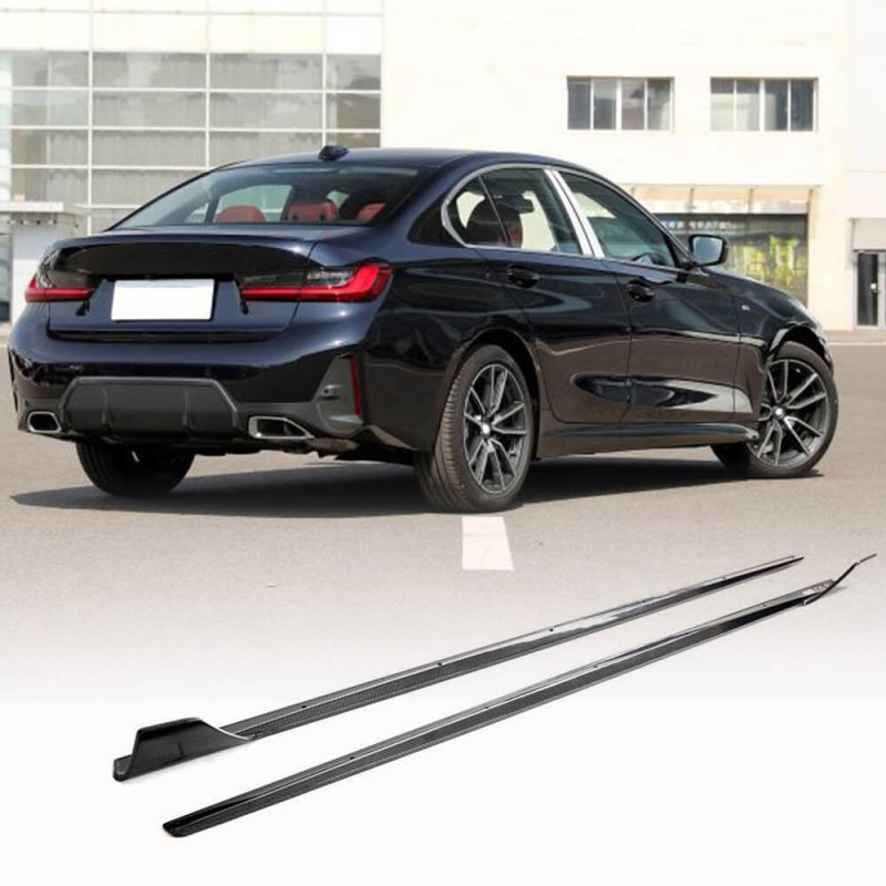 Накладки на пороги V1 (для G20, Карбон) для BMW 3 серия G20/21 2018- гг
