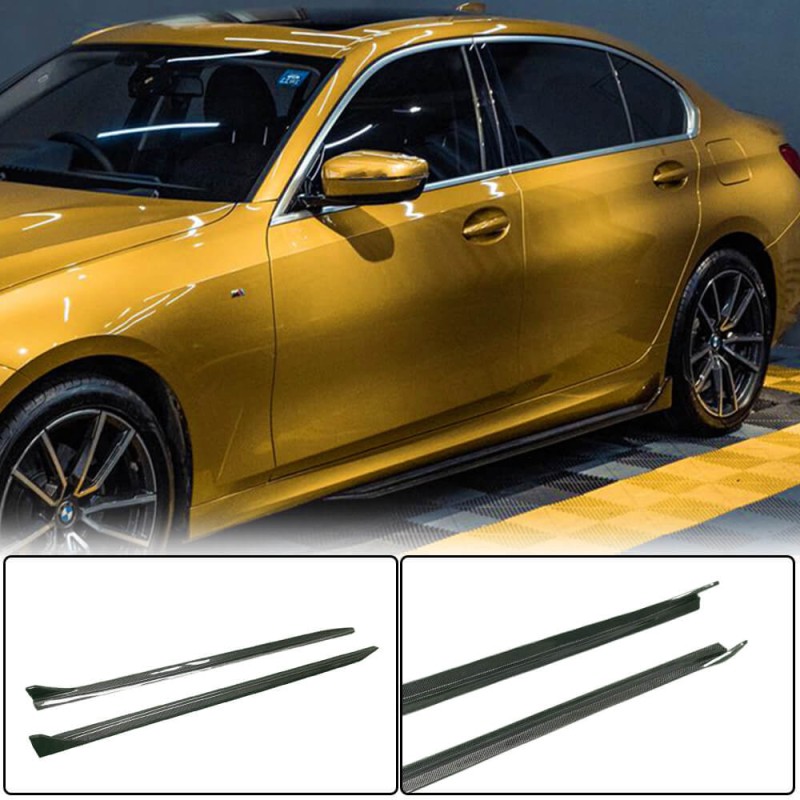 Накладки на пороги V3 (для G20, Карбон) для BMW 3 серия G20/21 2018- гг