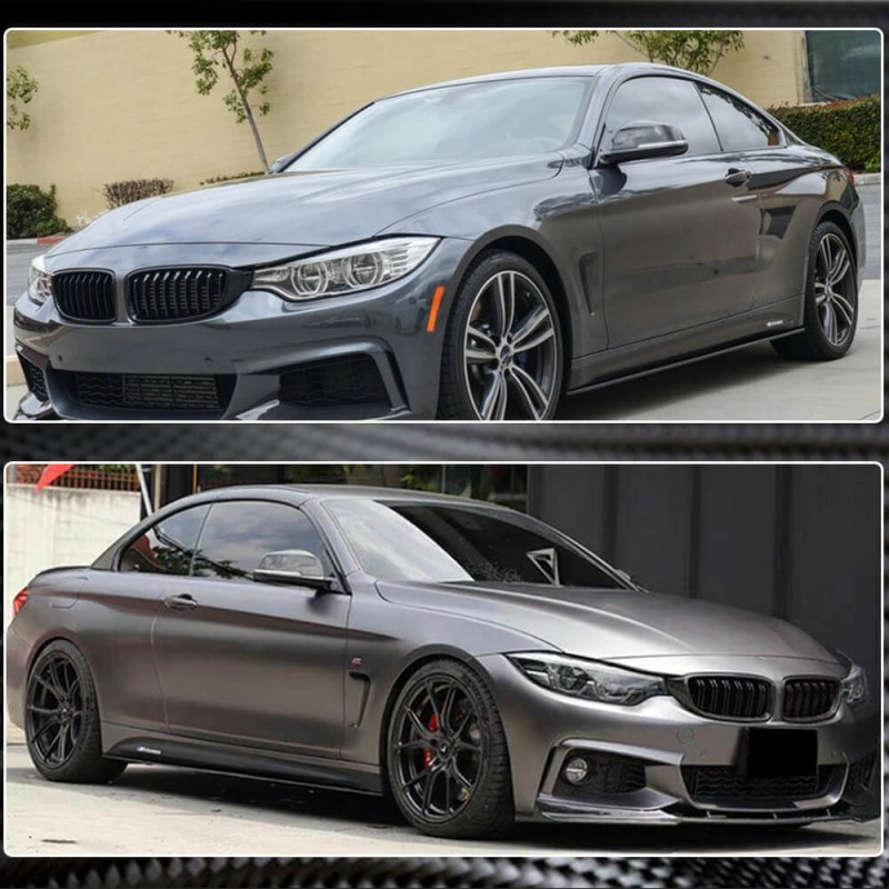 Накладки на пороги ABSV4 (для M-Sport) для BMW 4 серия F-32 2012-2020 гг Накладки на пороги ABSV4 (для M-Sport) для BMW 4 серия F-32 2012-2020 гг