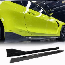 Накладки на пороги Карбон (для G82/G83) для BMW 4 серия G22/23/26 2020- гг