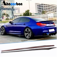 Накладки на пороги Карбон V1 (для F06 M-Sport) для BMW 6 F12/F13/F06 2011-2018 гг