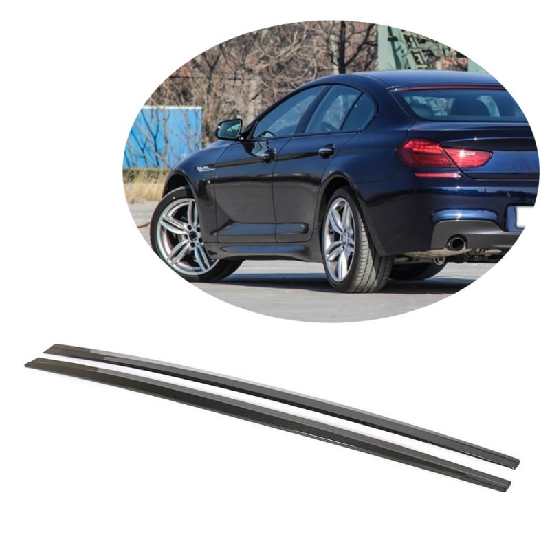 Накладки на пороги Карбон V2 (для F06 M-Sport) для BMW 6 F12/F13/F06 2011-2018 гг