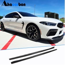 Накладки на пороги Карбон V1 (для G16 M-Sport/F93 M8) для BMW 8 серия G14/G15/G16