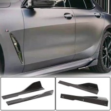 Накладки на пороги Сухой карбон V2 (для G16 M-Sport/F93 M8) для BMW 8 серия G14/G15/G16