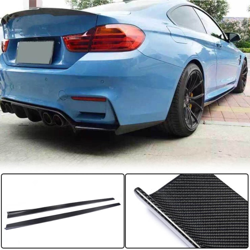 Накладки на пороги V1 (для F82/F83, Карбон) для BMW 4 серия F-32 2012-2020 гг