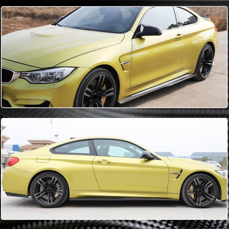Накладки на пороги FRP V4 (для F82) для BMW 4 серия F-32 2012-2020 гг Накладки на пороги FRP V4 (для F82) для BMW 4 серия F-32 2012-2020 гг