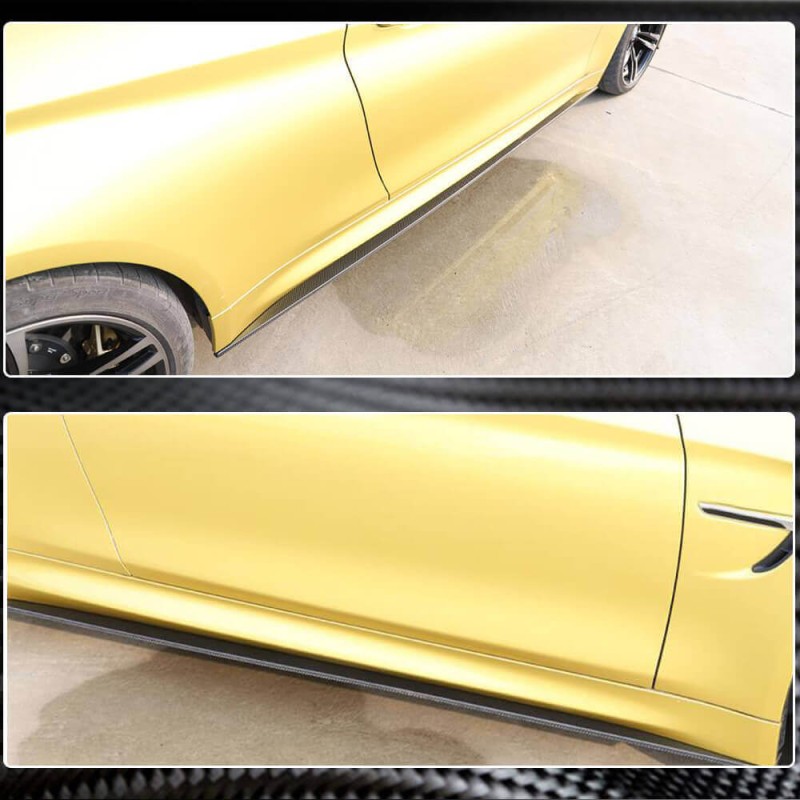 Накладки на пороги FRP V7 (для F82) для BMW 4 серия F-32 2012-2020 гг Накладки на пороги FRP V7 (для F82) для BMW 4 серия F-32 2012-2020 гг
