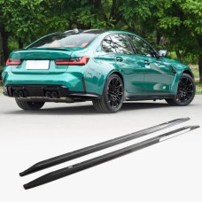 Накладки на пороги V3 (для G80, Карбон) для BMW 3 серия G20/21 2018- гг