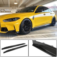 Накладки на пороги Карбон V5 (для G80) для BMW 3 серия G20/21 2018- гг