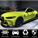Накладки на пороги V2 (для G82/G83, Карбон) для BMW 4 серия G22/23/26 2020- гг