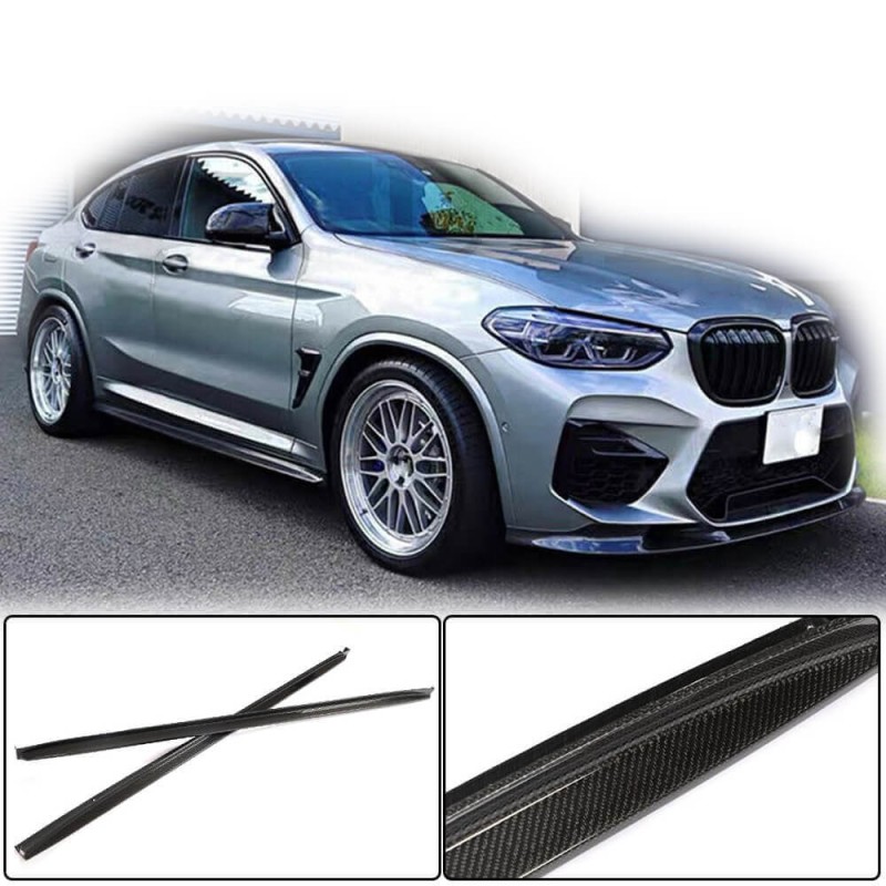 Накладки на пороги V1 (для F97/G01 M-Sport 2018-2021, Карбон) для BMW X3 G01 2018- гг Накладки на пороги V1 (для F97/G01 M-Sport 2018-2021, Карбон) для BMW X3 G01 2018- гг