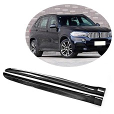 Накладки на пороги Сухой карбон (для M-Sport) для BMW X5 F-15 2013-2018 гг