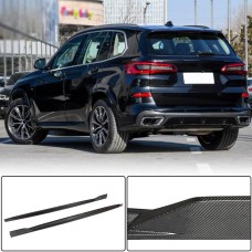 Накладки на пороги Карбон V2 (Натуральный карбон) для BMW X5 G05 2019- гг