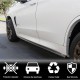 Накладки на пороги Карбон (для F86) для BMW X6 F-16 2014-2019 гг
