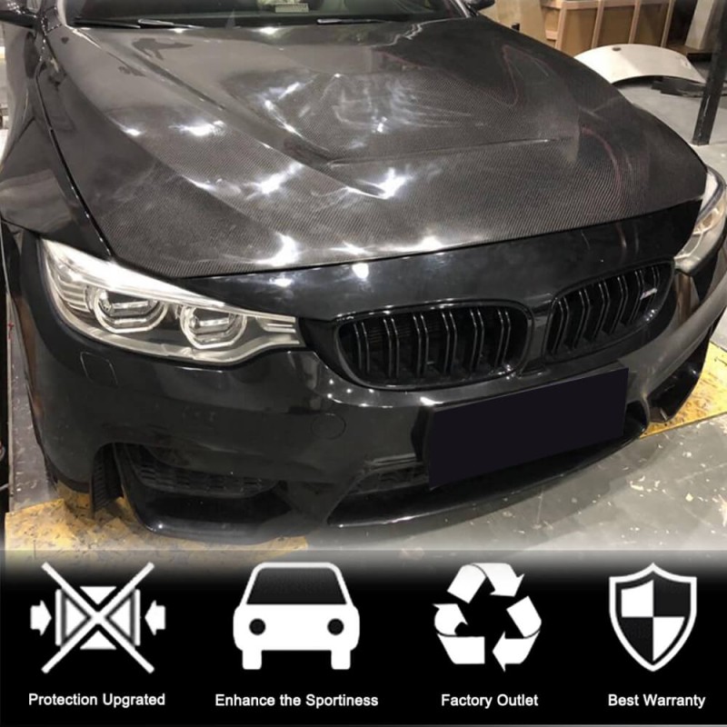 Капот Карбон V2 для BMW 4 серия F-32 2012-2020 гг Капот Карбон V2 для BMW 4 серия F-32 2012-2020 гг