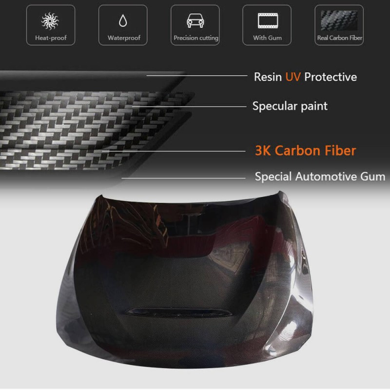 Капот Карбон V2 для BMW 4 серия F-32 2012-2020 гг Капот Карбон V2 для BMW 4 серия F-32 2012-2020 гг