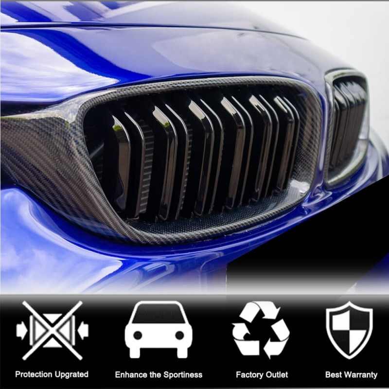 Решетки M-Look V1 (Карбон) для BMW 3 серия F-30/31/34 2012-2019 гг Решетки M-Look V1 (Карбон) для BMW 3 серия F-30/31/34 2012-2019 гг