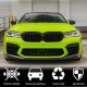 Обводка решетки (2021-2023, Карбон) для BMW 5 серия G30/31