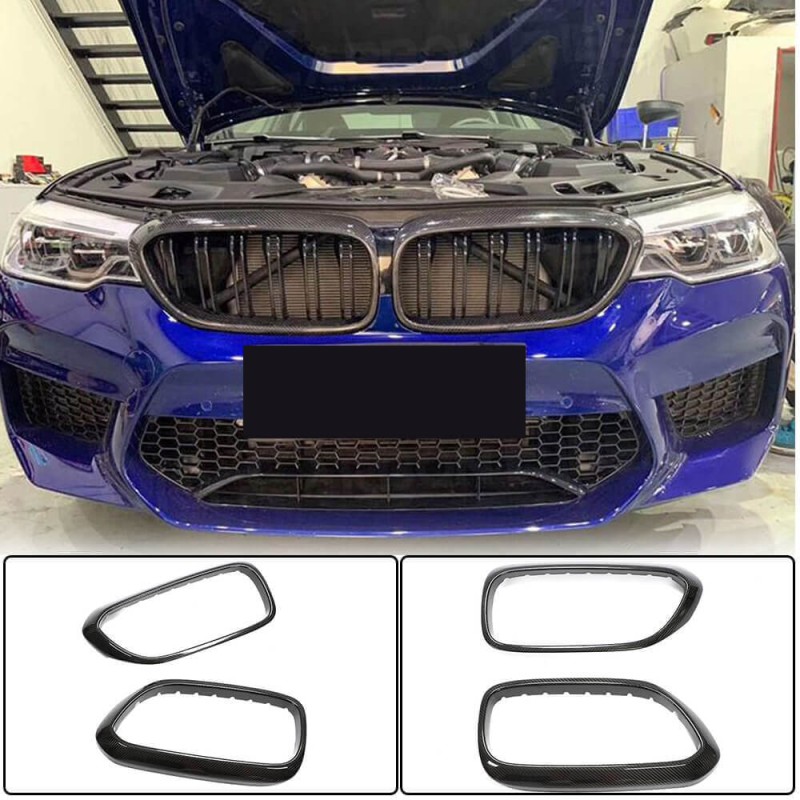 Карбоновые Ноздри V2 (2017-2020) для BMW 5 серия G30/31