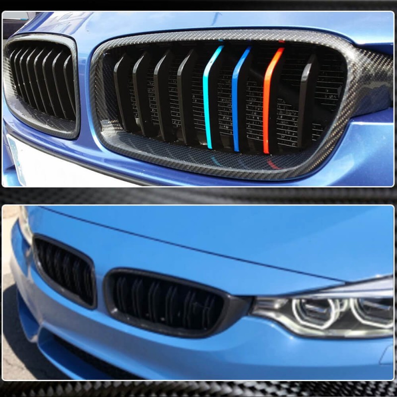 Окантовка решетки радиатора (для F80, карбон) для BMW 3 серия F-30/31/34 2012-2019 гг Окантовка решетки радиатора (для F80, карбон) для BMW 3 серия F-30/31/34 2012-2019 гг