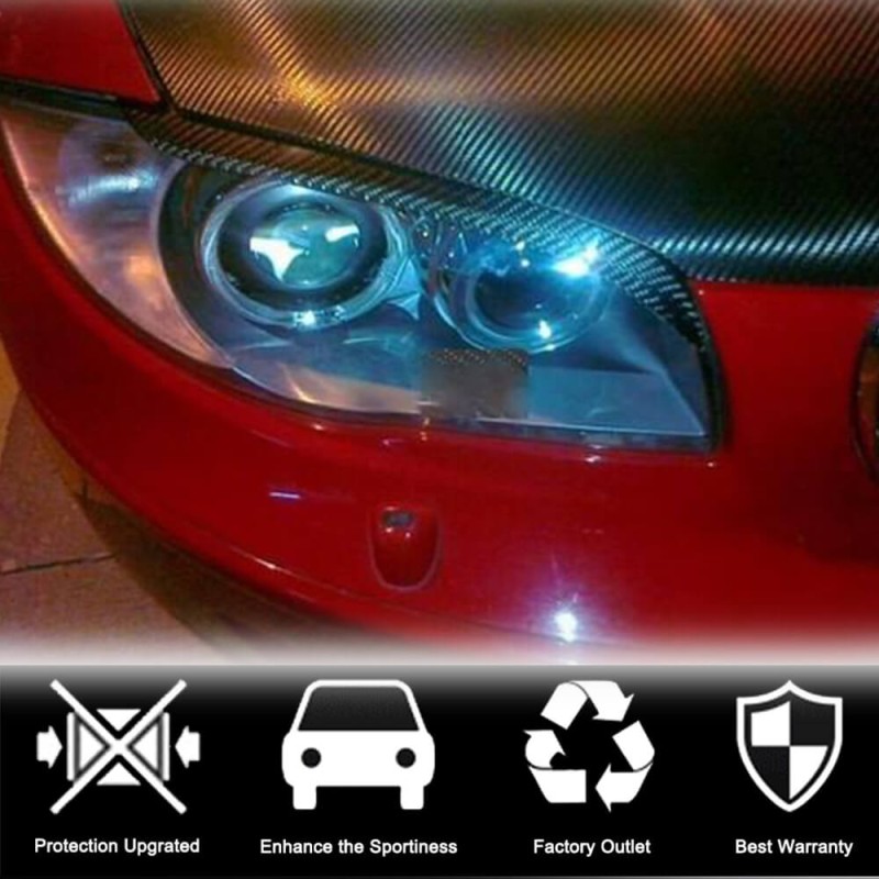 Реснички на фары (Карбон) для BMW 1 серия E81/82/87/88 2004-2011 гг Реснички на фары (Карбон) для BMW 1 серия E81/82/87/88 2004-2011 гг
