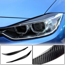 Ресницы на фары V2 (для F30, Карбон) для BMW 3 серия F-30/31/34 2012-2019 гг
